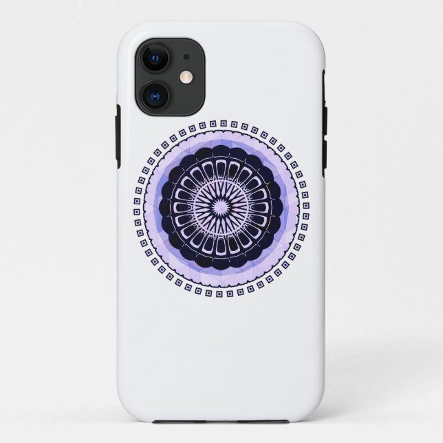 Konstruktionskreismuster mandala Case-Mate iPhone hülle (Rückseite)