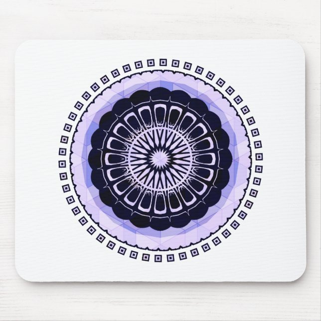 Konstruktionskreismuster mandala mousepad (Vorne)