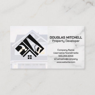 Konstruktionslogo   Residential Zuhause Business C Visitenkarte