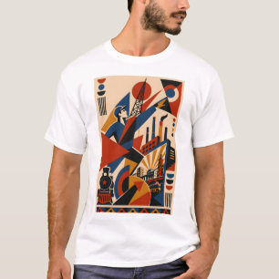 Konstruktivistische Industrie T-Shirt