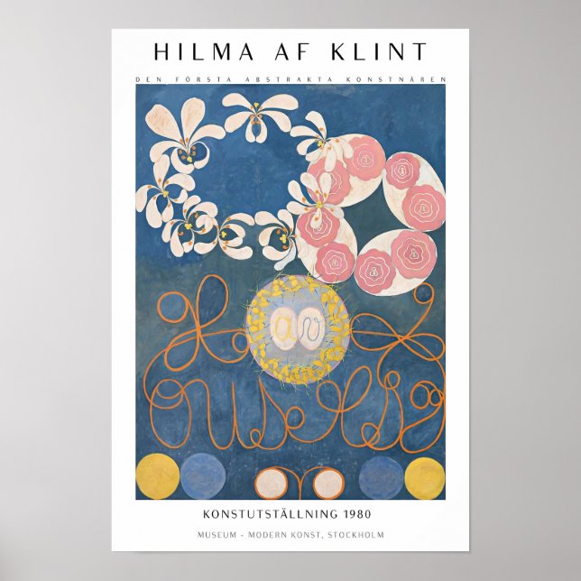 Konstutstallning, 1980 poster (Vorne)