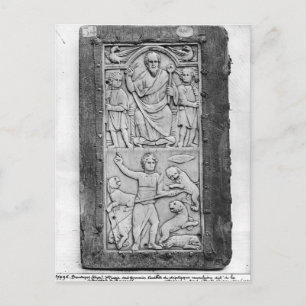 Konsularischer Schwanz von Aetius, links Handfläch Postkarte