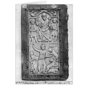 Konsulats- Diptych von Aetius, links Handplatte