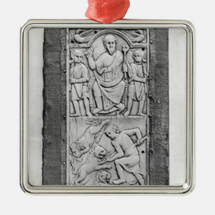 Konsulats- Diptych von Aetius, rechte Platte Silbernes Ornament