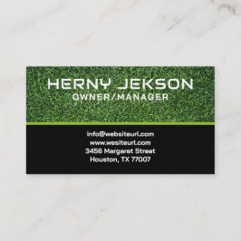 Kontakt für Grüngrüne Rasenmäher Visitenkarte