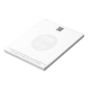 Kontaktdetails für Minimalistische QR-Codes für Fi Notizblock