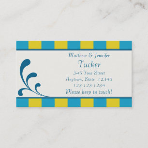 Kontaktkarte für Brücken und Bräuche Telefonnummerkarte