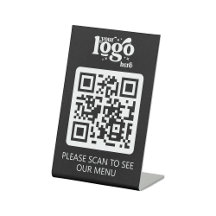 Kontaktloses QR-Code-Restaurant-Menü mit Logo