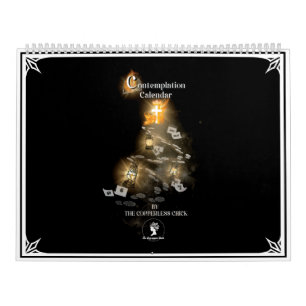 Kontemplationskalender (Bibelvers inspirierte Kuns Kalender