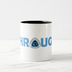 Kontinentaler Trennweg durch Wanderung Zweifarbige Tasse