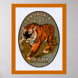 Kontinentales Palast-Hotel Saigon Poster