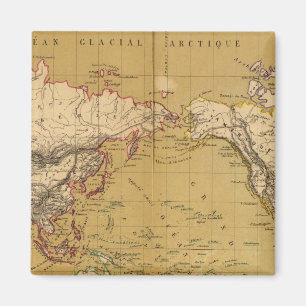 Kontinentalkarte Magnet