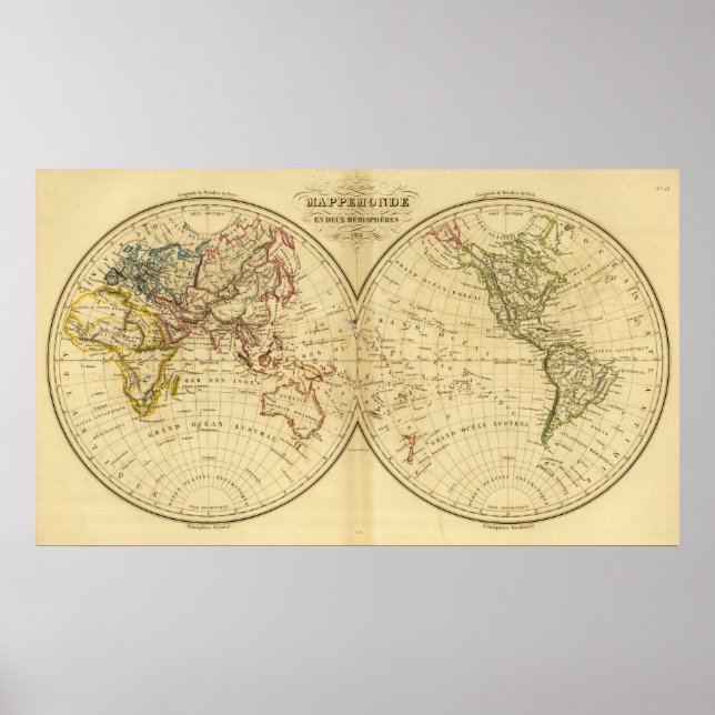 Kontinente Poster (Vorne)