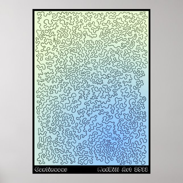 kontinuierlich poster (Vorne)