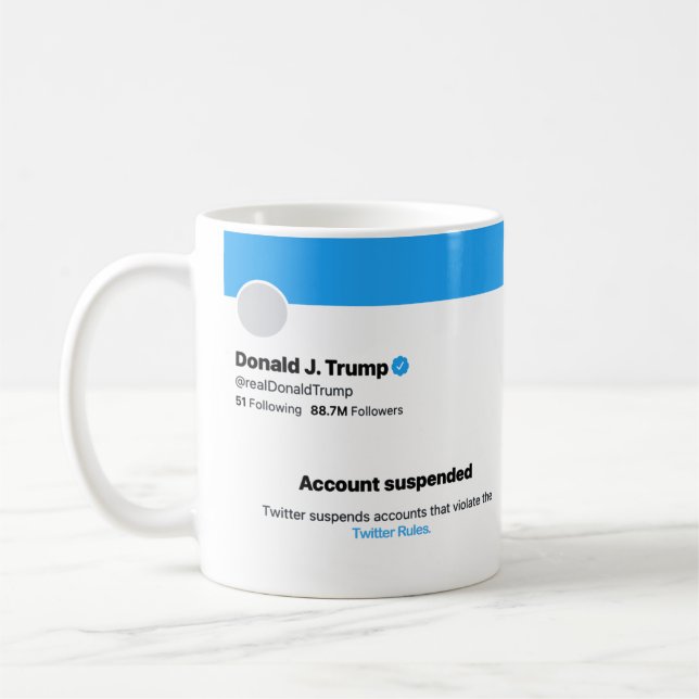 Konto gesperrt kaffeetasse (Links)