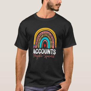 Konto Zahlbares Spezialkonto für Leopard-Regenboge T-Shirt