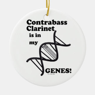 Kontrabass-Klarinette ist in meinen Genen Keramikornament