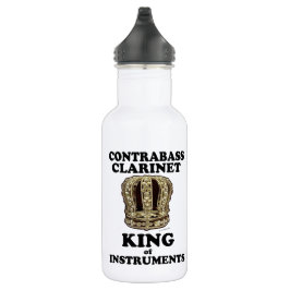 Kontrabass Klarinette King of Instruments Edelstahlflasche