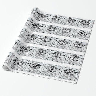 Kontrabass-Klarinettenlizenz Geschenkpapier
