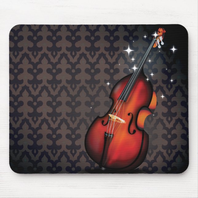 Kontrabass-Magie Mousepad (Vorne)
