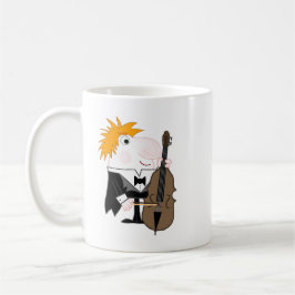 Kontrabass-Spieler Tasse