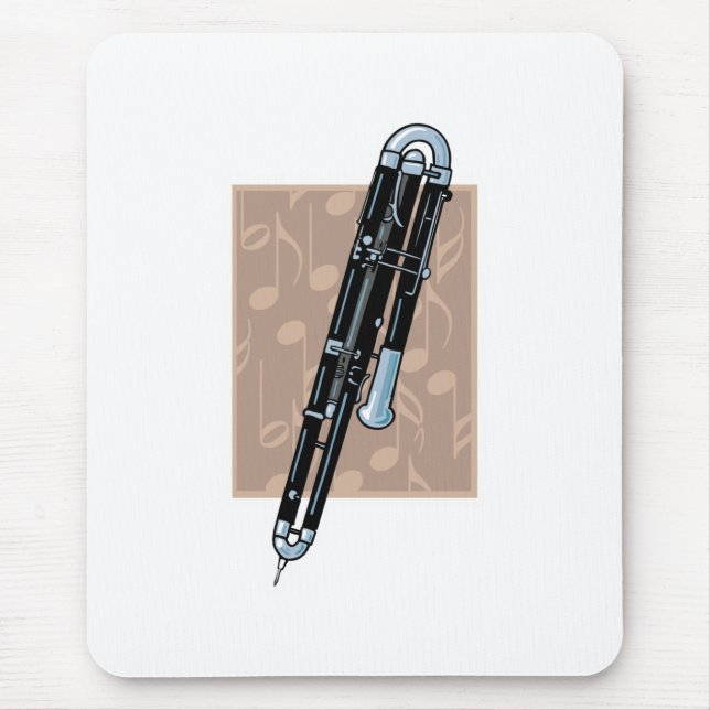 Kontrabassoon-Design Mousepad (Vorne)