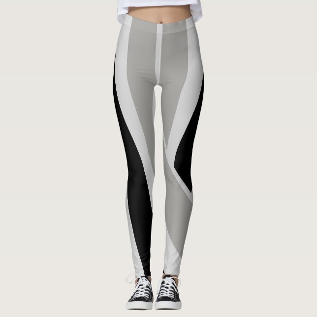Kontrast Leggings (Vorderseite)