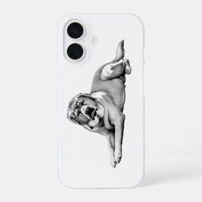 Kontrast-Wächter iPhone 16 Hülle (Rückseite)