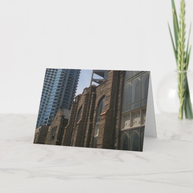 Kontrastierende Architektur Karte (Vorderseite)