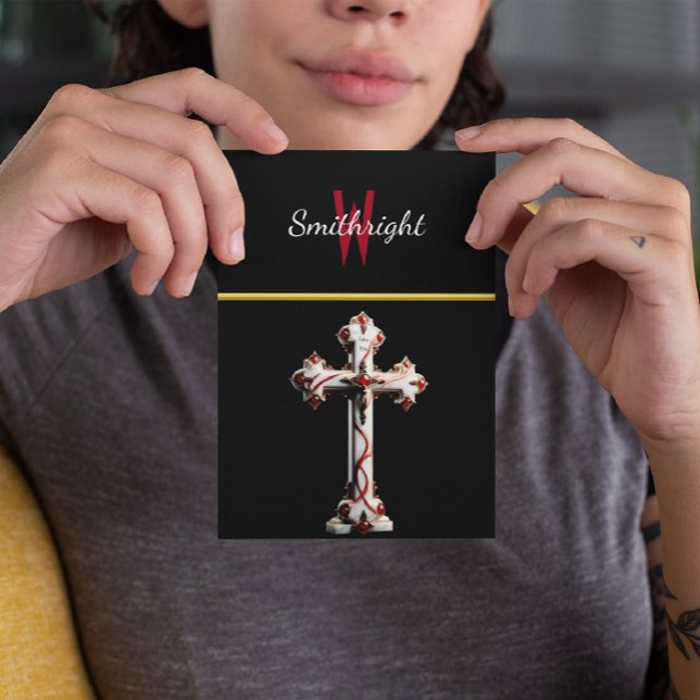 Kontrastreiche Harmonie: Weißes und Rotes Kreuz au Postkarte (Von Creator hochgeladen)