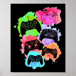 Kontrolle Alle Gamer Video Game Lover Controller N Poster