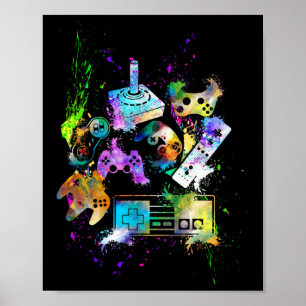 Kontrolle aller Dinge Videospielcontroller 2 Poster