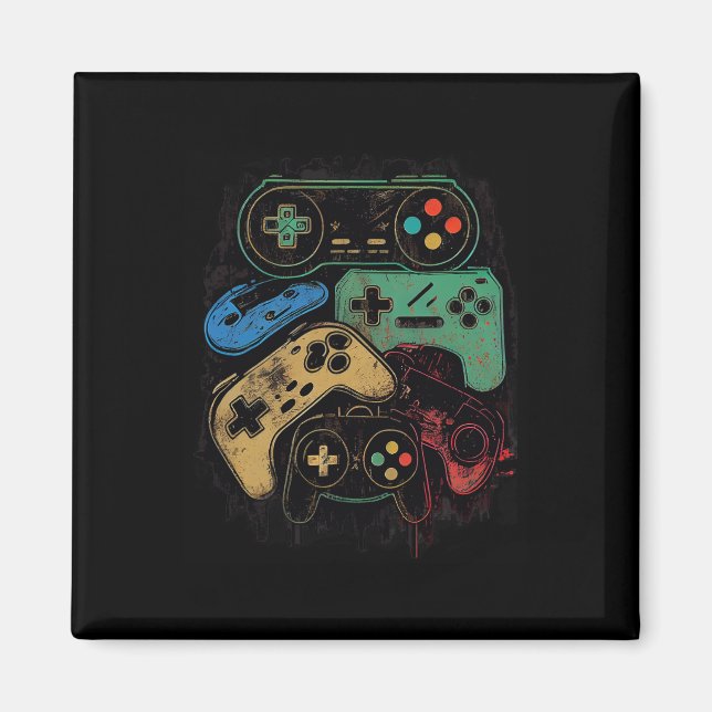 Kontrolle aller Videospielcontroller-Gamer Magnet (Vorne)