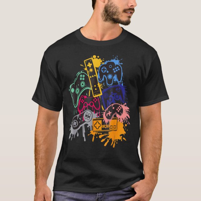 Kontrolle aller Videospielcontroller T-Shirt (Vorderseite)