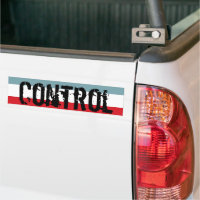 Kontrolle Autoaufkleber