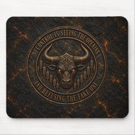 Kontrolle bedeutet, die Chance zu sehen | Dark Emb Mousepad