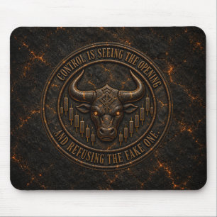 Kontrolle bedeutet, die Chance zu sehen Dark Emb Mousepad