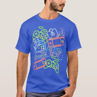Kontrolle der Videospielcontroller 80 T-Shirt