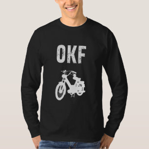 Kontrolle des Moped Village mit spekulativen Fahrp T-Shirt