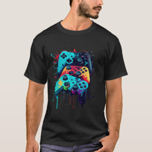 Kontrolle des Videospielcontroller-Gamers T-Shirt