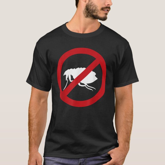 Kontrolle Flea Sign Gag Halloween Geschenk keine F T-Shirt (Vorderseite)