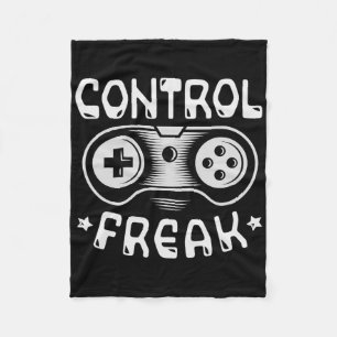 Kontrolle Freak - Funny Gaming Video Games Gamer Fleecedecke