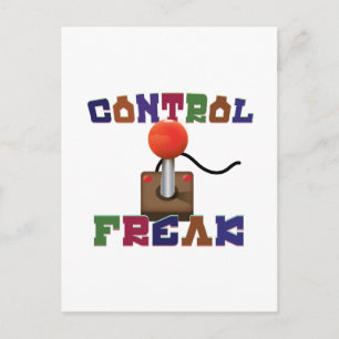 Kontrolle Freak Postkarte