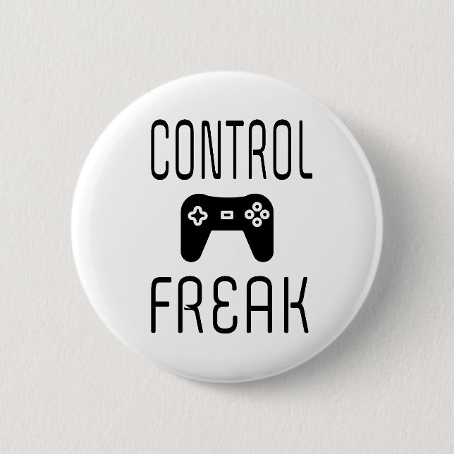 Kontrolle Freak Video Game Gamer Button (Vorderseite)