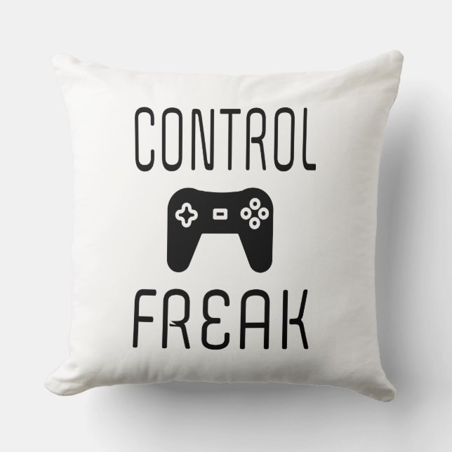 Kontrolle Freak Video Game Gamer Kissen (Vorderseite)
