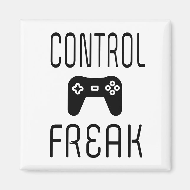 Kontrolle Freak Video Game Gamer Magnet (Vorne)