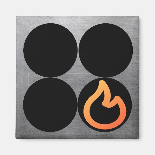 Kontrolle für die Vorderseite der Vorderseite mit  Magnet (Vorne)