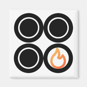 Kontrolle für die Vorderseite der Vorderseite mit  Magnet