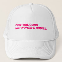 Kontrolle Gewehre. Nicht Frauenkörper. Modernes, r