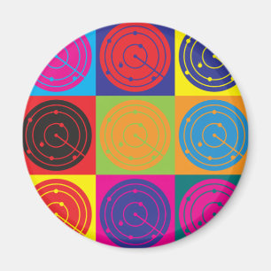 Kontrolle Pop Art Magnet